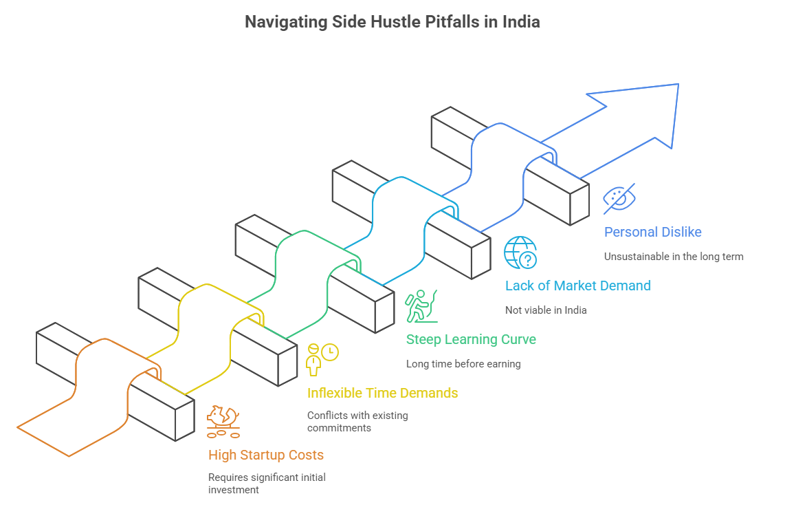 negative side hustle pitfall india