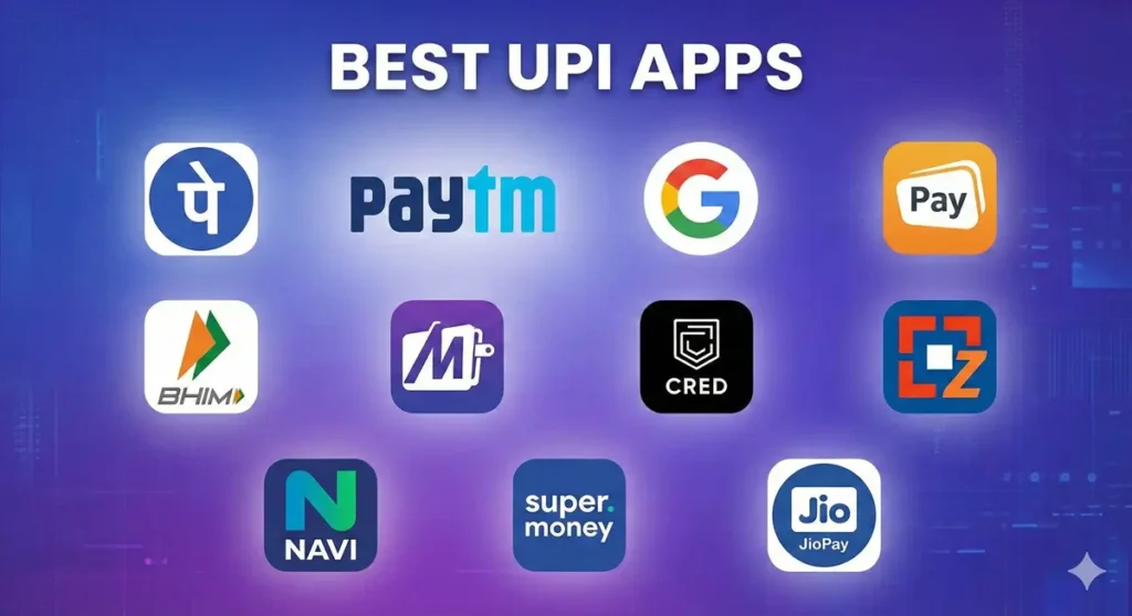 Top 11 UPI Apps in India 2026