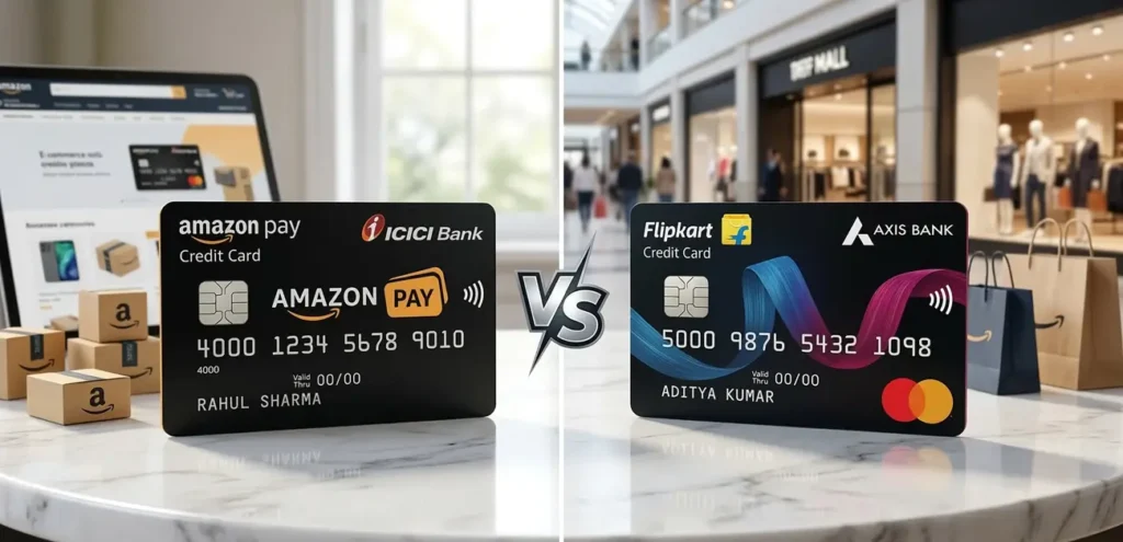 Amazon Pay ICICI Credit Card vs Flipkart Axis Bank Credit Card